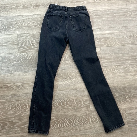Zara jeans washed black size 6 - Picture 4 of 4